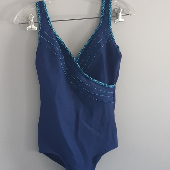 Baltex vintage one piece swimwear Size 12 - Picture 3 of 15